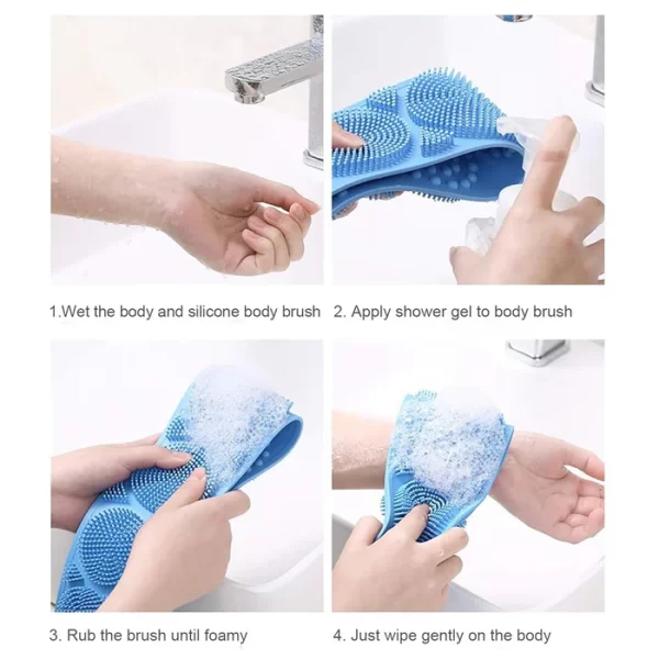 Silicone Body Scrubber Bath Body Brush