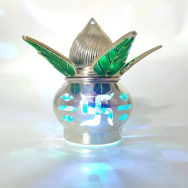 Gold Plated Eco Friendly LED Kalash For Pooja Mandir