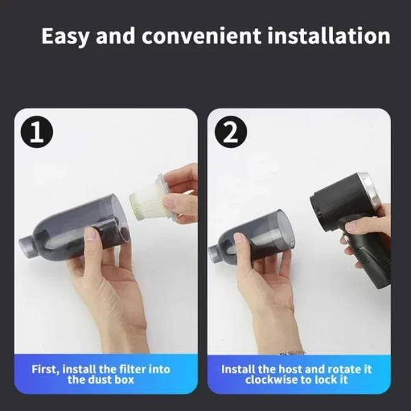 3 In 1 Car Mini Vacuum Cleaner With Blower