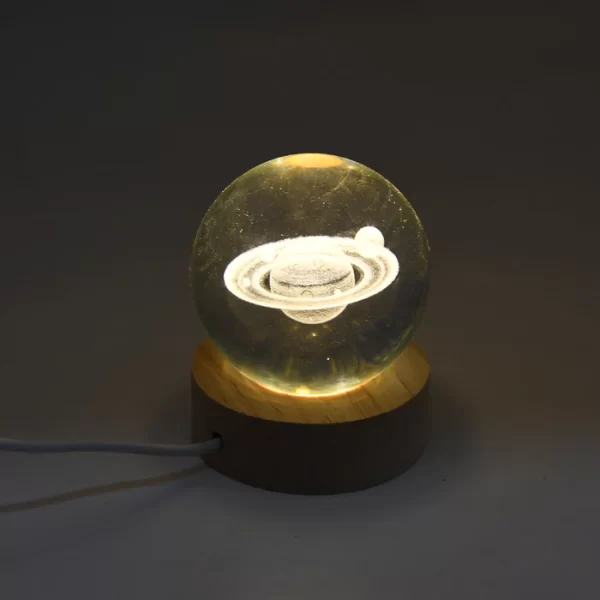 Astronaut 3D Crystal Ball Lamps With Base
