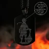 Hanuman Chalisa Locket With Gada, Chain