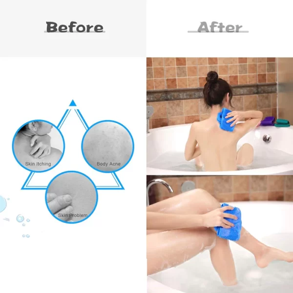 Silicone Body Scrubber Bath Body Brush