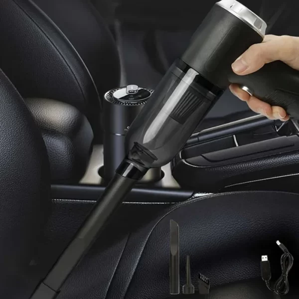 3 In 1 Car Mini Vacuum Cleaner With Blower