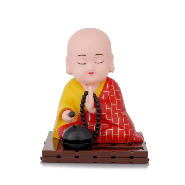 Solar Sitting Buddha Statue Moving Head And Hand (M)