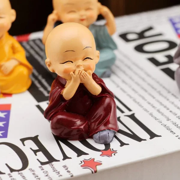 Baby Buddha 4Pc For House And Office Decorations
