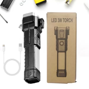 Portable 3w Rechargeable Torch LED Flashlight