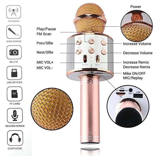 Wireless Bluetooth Recording Microphone