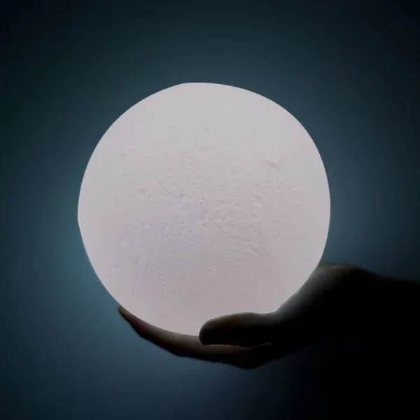 Moon Night Lamp With Plastic Stand Night Lamp