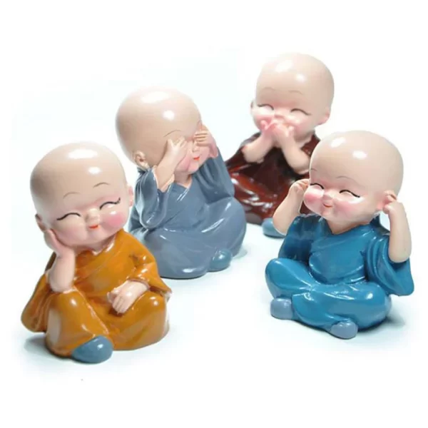 Baby Buddha 4Pc For House And Office Decorations