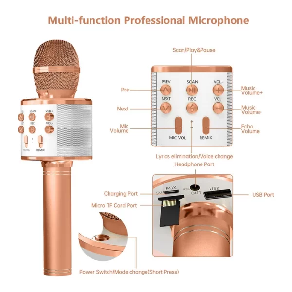 Wireless Bluetooth Recording Microphone