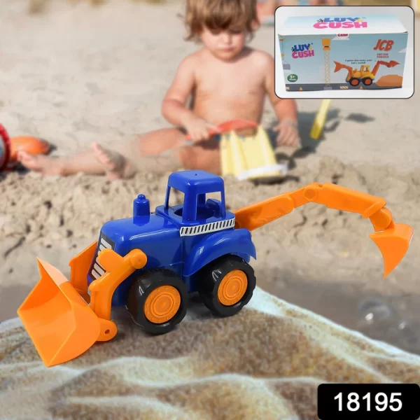 Friction Powered Construction JCB For Kids
