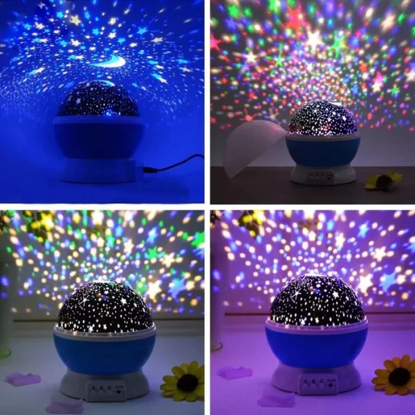 Colour Changing Star Projection Night Lamp